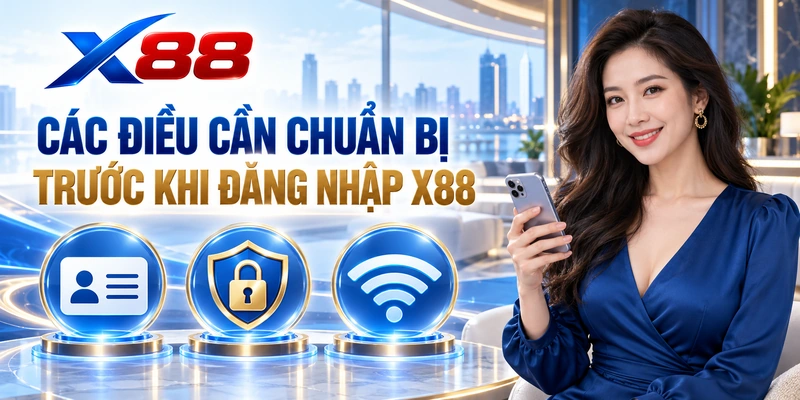 Các điều kiện cần chuẩn bị trước khi đăng nhập X88