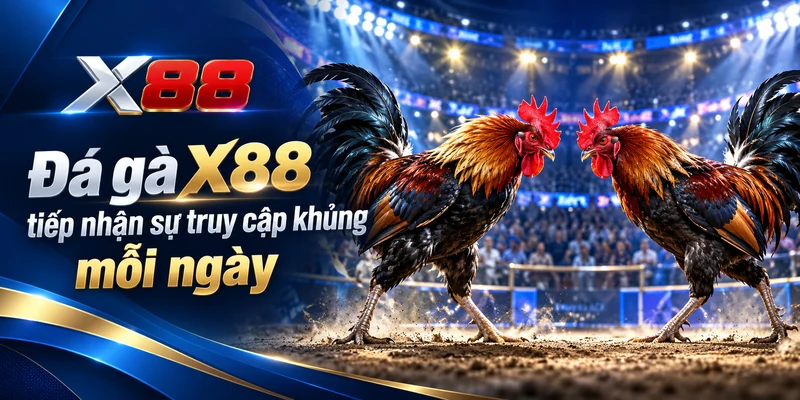 Đá gà X88 tiếp tục nhận được truy cập khủng mỗi ngày