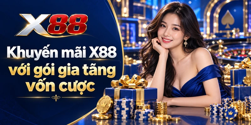 Khuyến mãi X88 với gói tăng vốn tiền