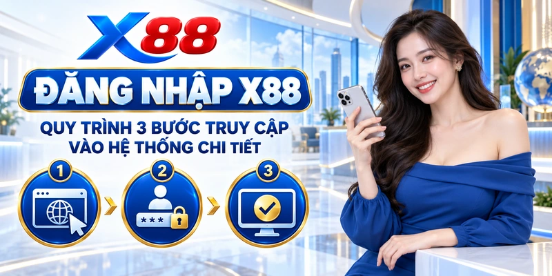 Quy trình 3 bước truy cập vào hệ thống chi tiết