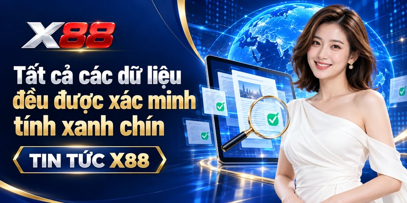 Tất cả các dữ liệu đều được xác định rõ ràng là xanh chín